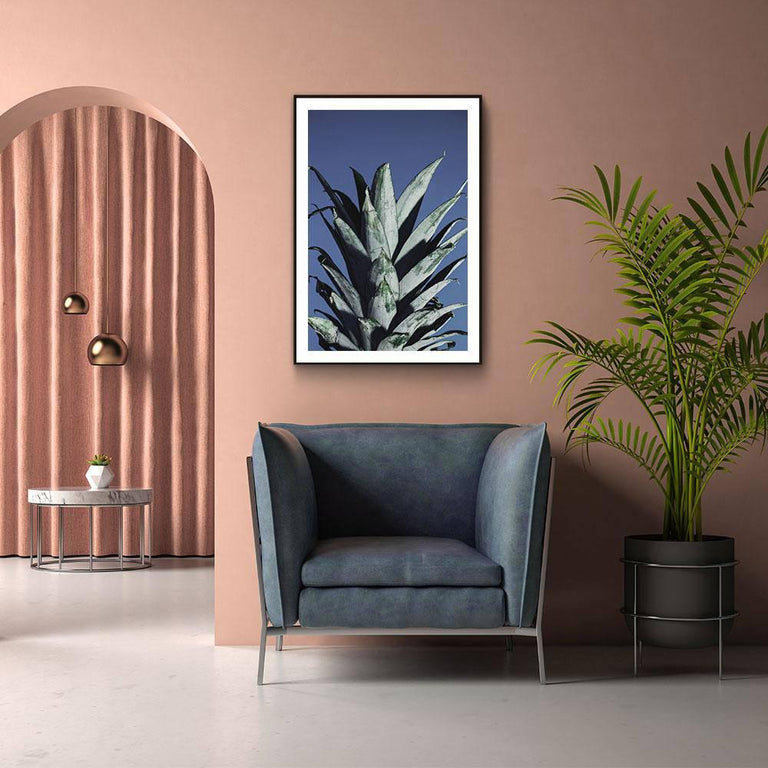 Poster Ananas Bladeren