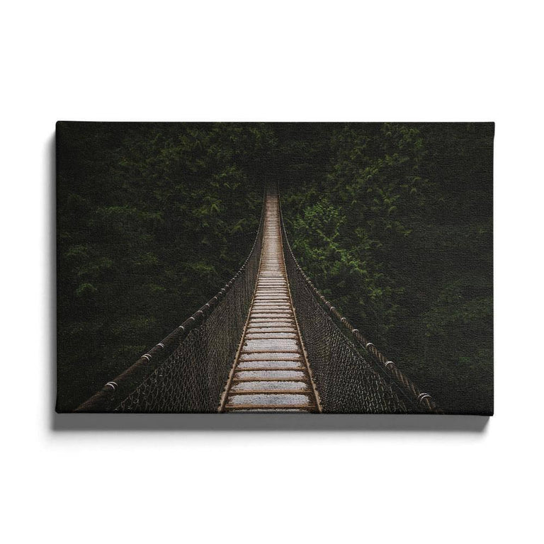 Poster Brug In Het Woud