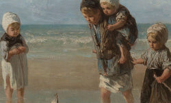 Wanddecoratie Art Beach