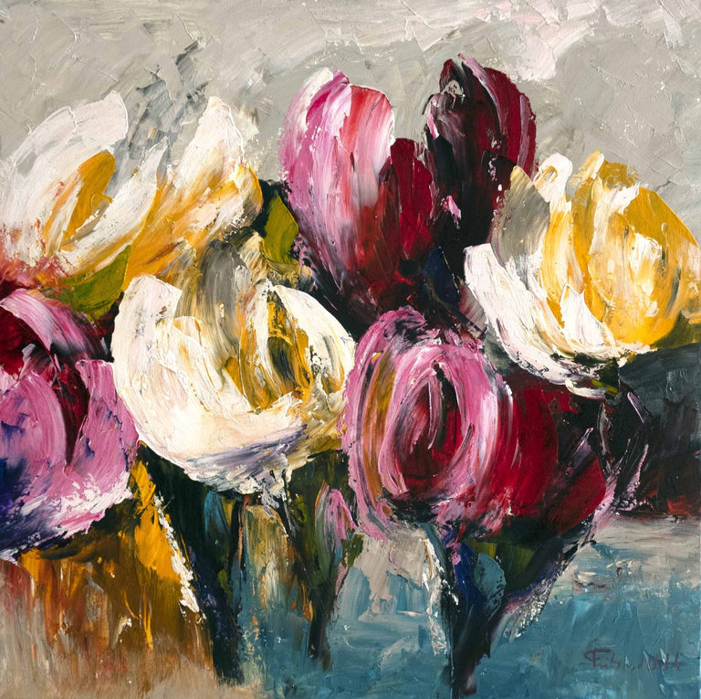Wanddecoratie Art Craft Flower