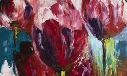 Wanddecoratie Art Craft Tulp