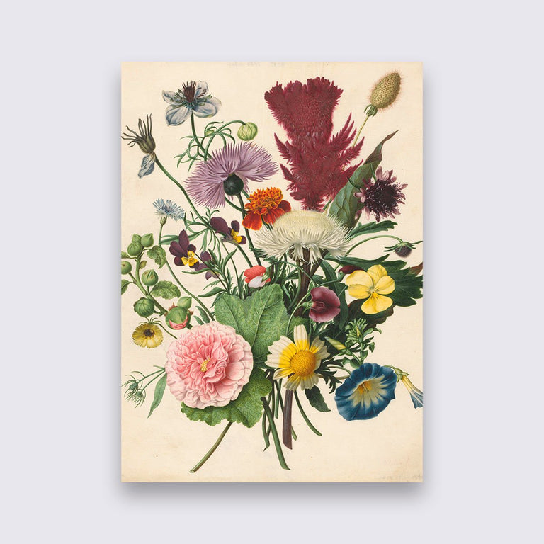 Wanddecoratie Boeket bloemen