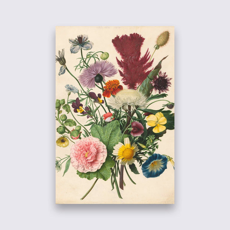 Wanddecoratie Boeket bloemen
