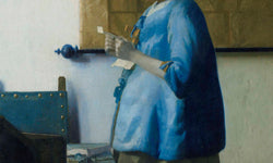 Wanddecoratie Brieflezende vrouw