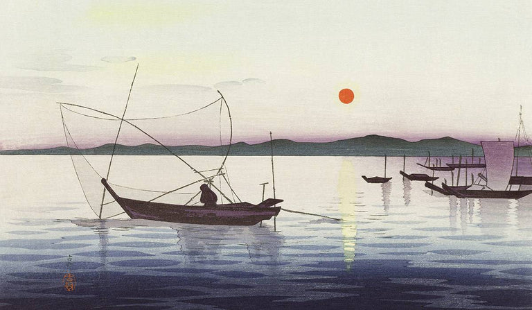 Wanddecoratie Fishing Boats