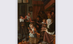 Wanddecoratie Het Sint-Nicolaasfeeest