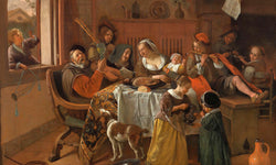 Wanddecoratie Het vrolijke huisgezin