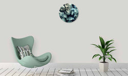 Wanddecoratie Jellyfish blauw