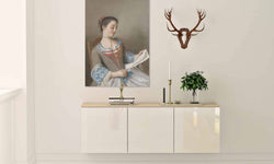 Wanddecoratie Lady Reading