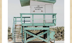 Wanddecoratie Lifeguard House passe partout