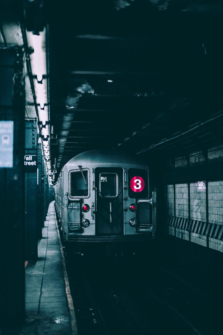 Wanddecoratie NY subway