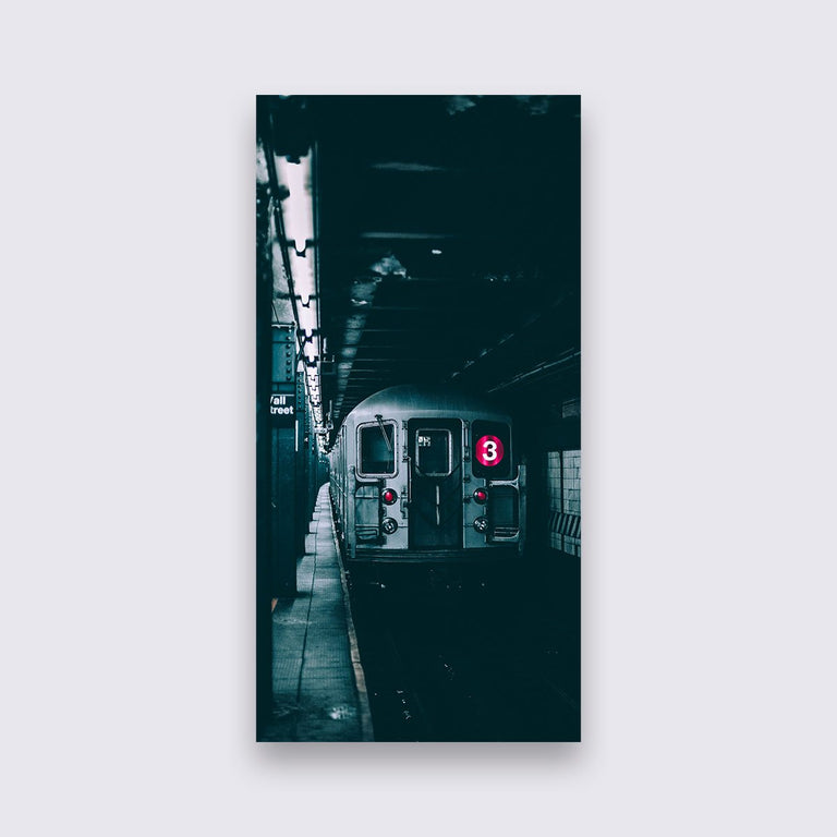 Wanddecoratie NY subway