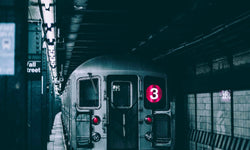Wanddecoratie NY subway