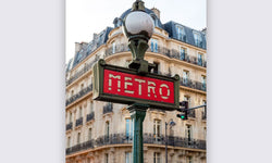 Wanddecoratie Parisian Metro