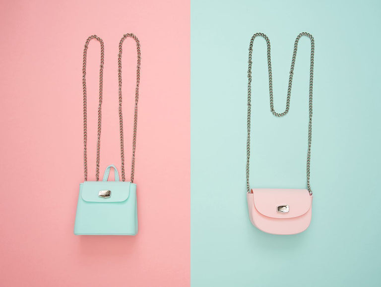 Wanddecoratie Pastel Bags
