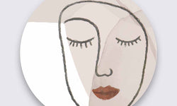 Wanddecoratie Shape Face