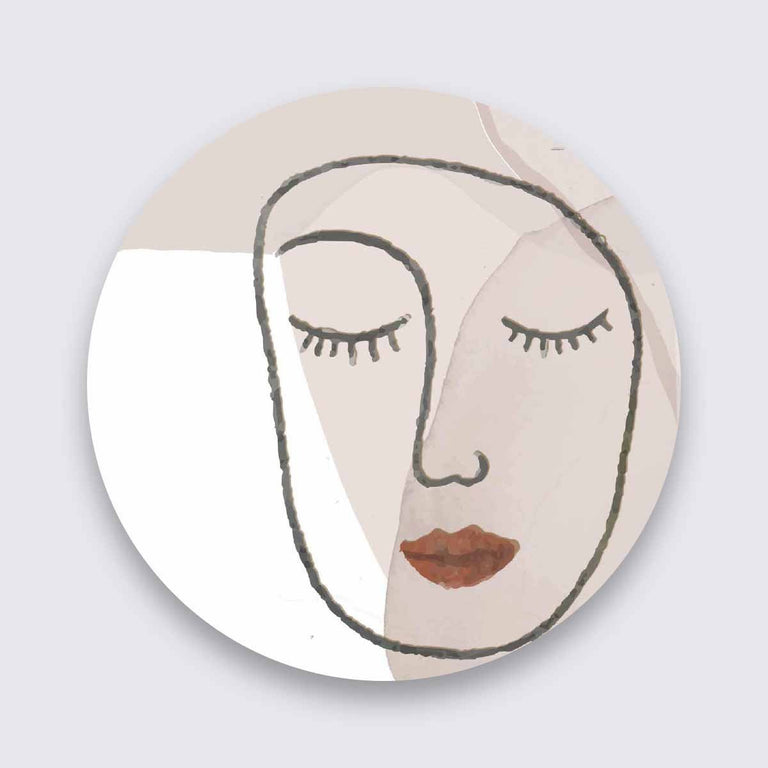Wanddecoratie Shape Face