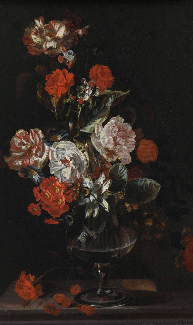 Wanddecoratie Still life with flowers
