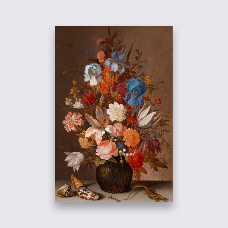 Wanddecoratie Stilleven met bloemen