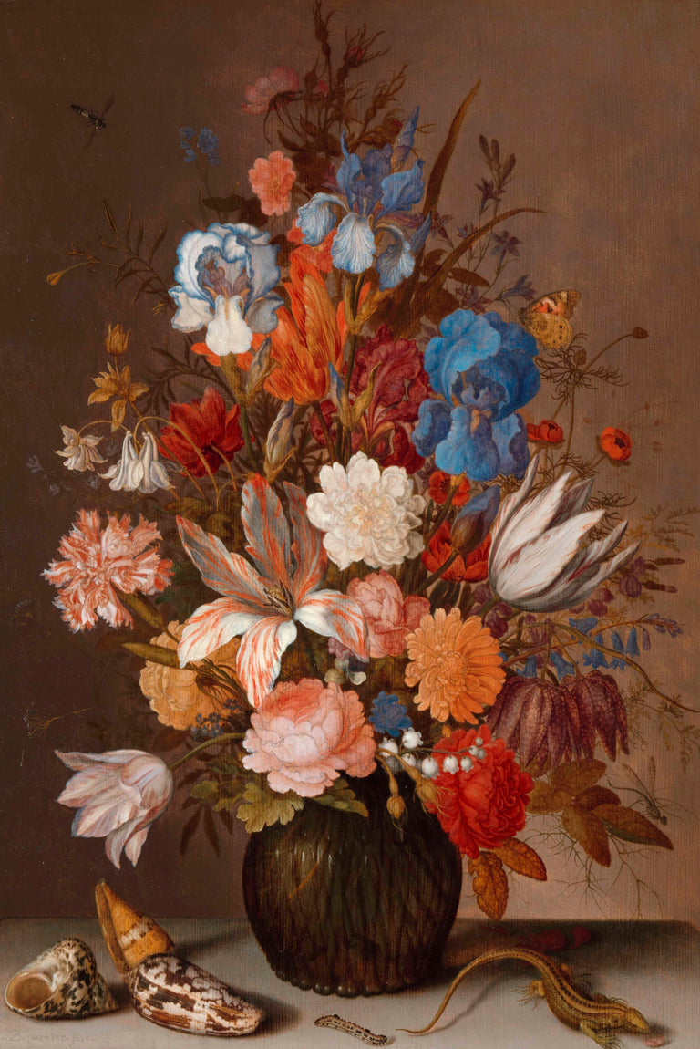 Wanddecoratie Stilleven met bloemen