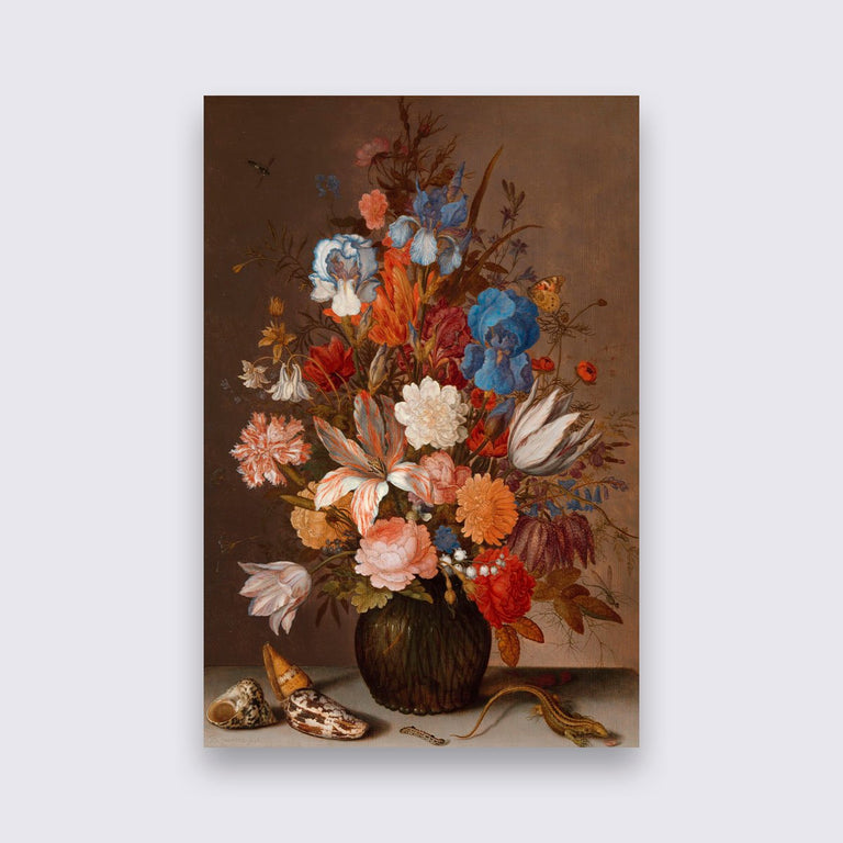 Wanddecoratie Stilleven met bloemen
