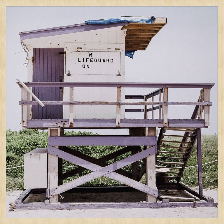 Wanddecoratie Summer Lifeguards Purple