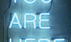 Wanddecoratie You Are Here Sign