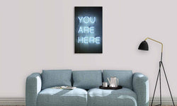 Wanddecoratie You Are Here Sign