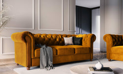3-zitsbank Phoebe velvet