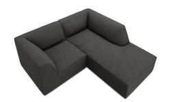 Hoekbank Sao ribstof rechts