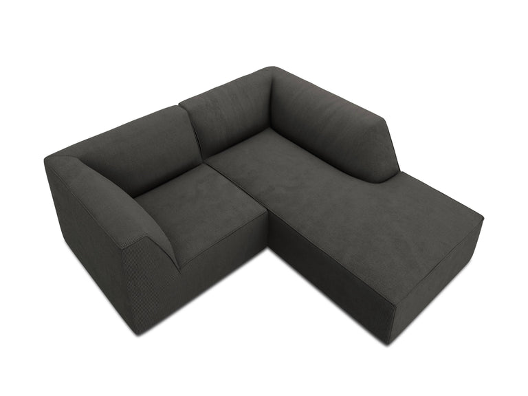 Hoekbank Sao ribstof rechts