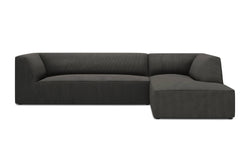 Hoekbank Sao ribstof rechts