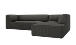 Hoekbank Sao ribstof rechts