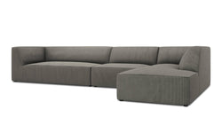 Hoekbank Sao ribstof rechts