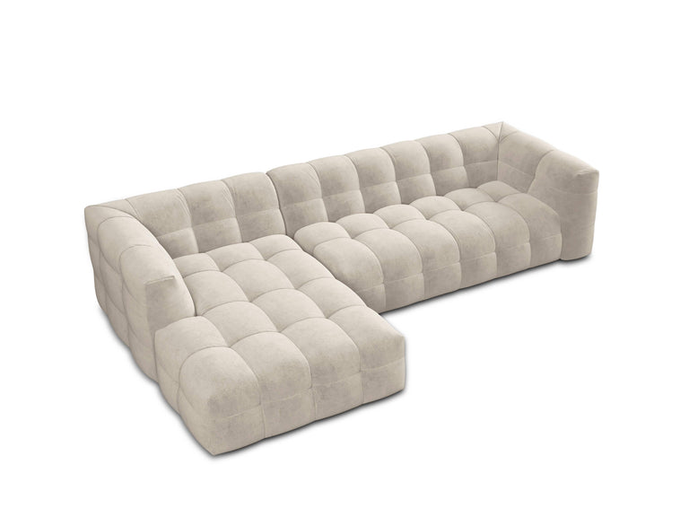 5-zitshoekbank Vesta links velvet