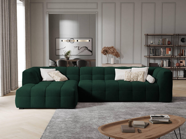 5-zitshoekbank Vesta links velvet