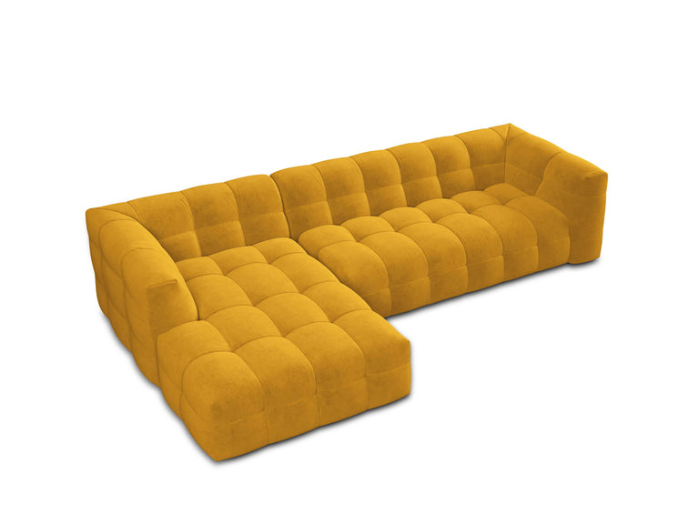 5-zitshoekbank Vesta links velvet