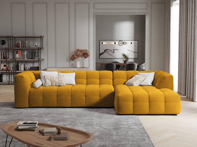 5-zitshoekbank Vesta rechts velvet