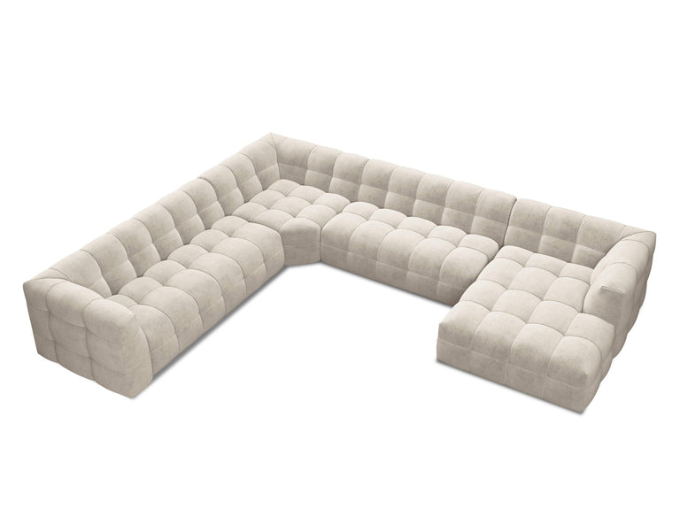 8-zitshoekbank Vesta links velvet
