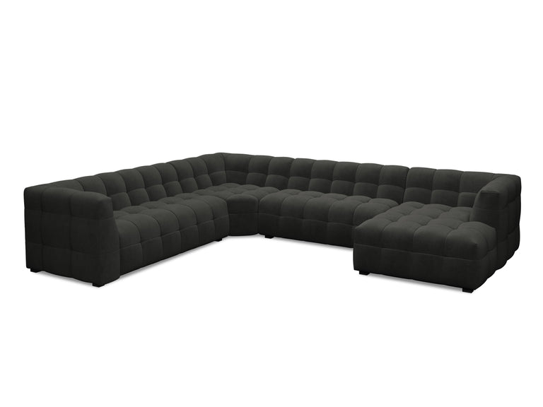8-zitshoekbank Vesta links velvet