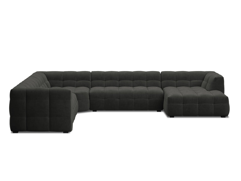 8-zitshoekbank Vesta links velvet