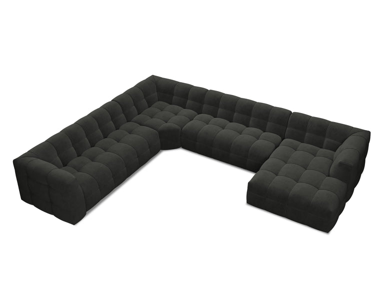 8-zitshoekbank Vesta links velvet