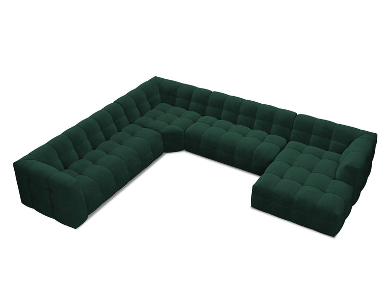 8-zitshoekbank Vesta links velvet