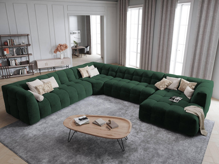 8-zitshoekbank Vesta links velvet