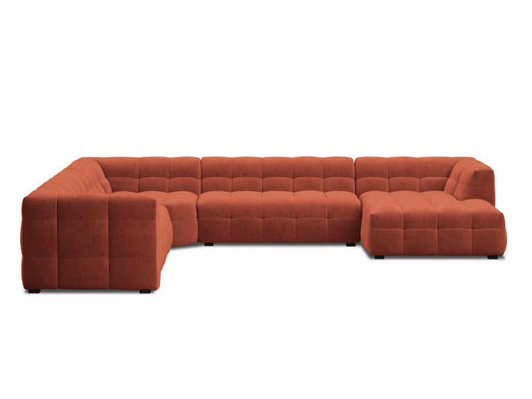 8-zitshoekbank Vesta links velvet
