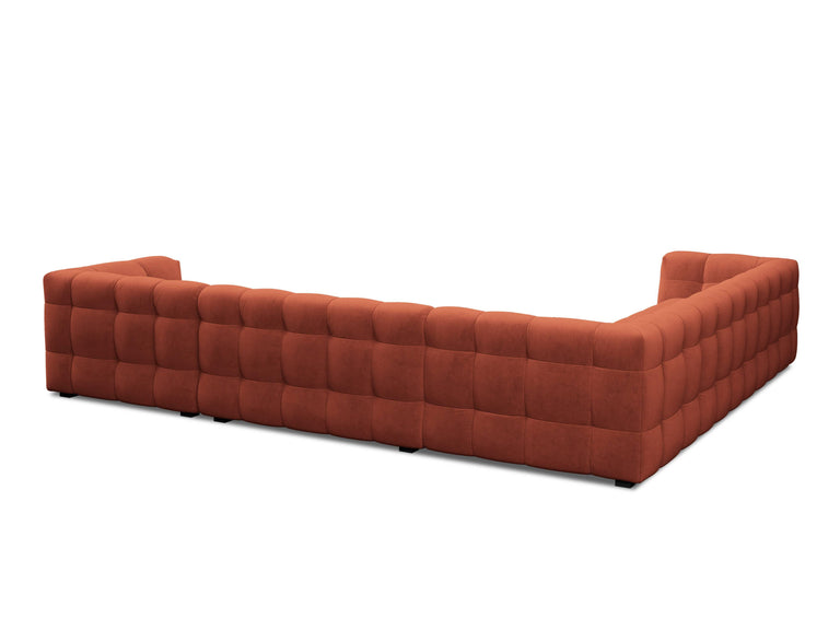 8-zitshoekbank Vesta links velvet