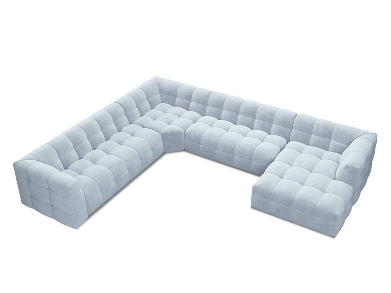 8-zitshoekbank Vesta links velvet