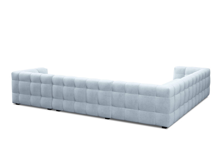 8-zitshoekbank Vesta links velvet