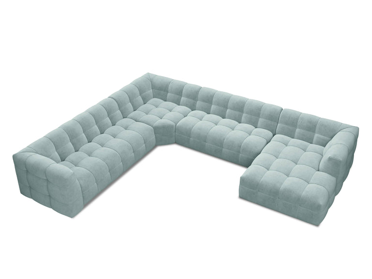 8-zitshoekbank Vesta links velvet