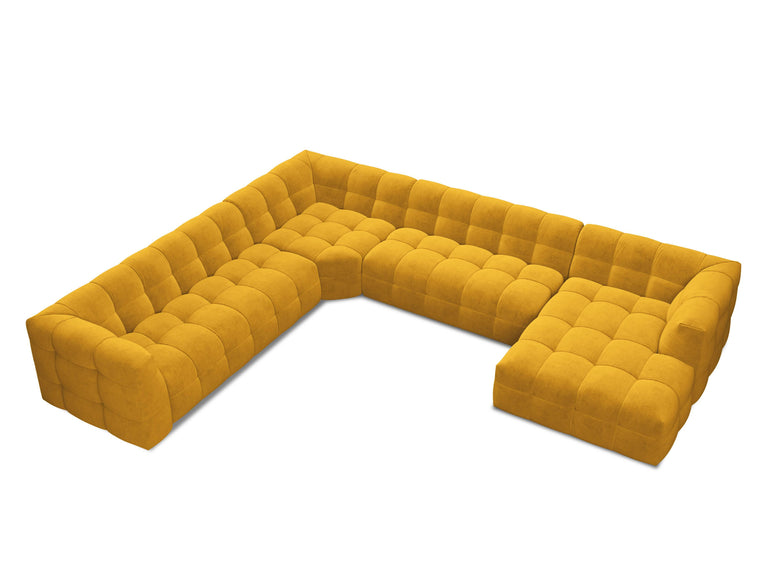 8-zitshoekbank Vesta links velvet